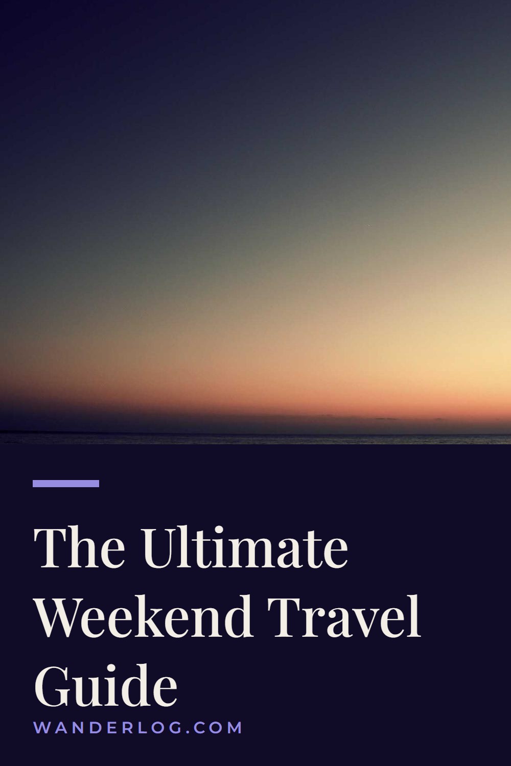 Pinterest pin example – split template